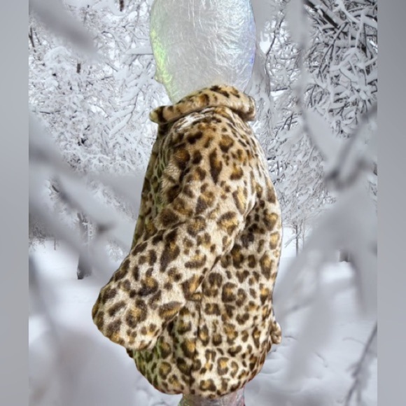 Vintage Baby Ur It, faux leopard coat; sz 12 mos - Picture 3 of 4